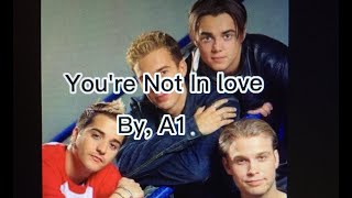 YOURE NOT IN LOVE - A1