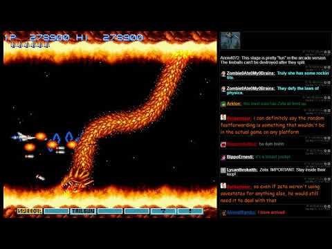 Gradius 3 (SNES) - 02 - Moai Heads, Sun Dragon, Audrey II