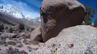 Video thumbnail of This Side of Paradise, V9. Buttermilk Country