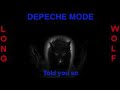 Depeche Mode Told You So Extended Wolf