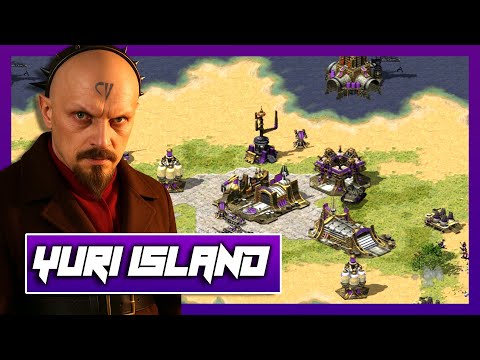 Red Alert 2  Yuri Island vs The World  (7 vs 1 + Superweapons)