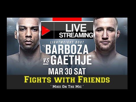 Edson Barboza vs Justin Gaethje full fight