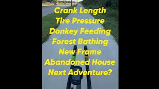 Great evening gravel ride covering various topics on the way to feed Ezekiel some carrots 🥕!!