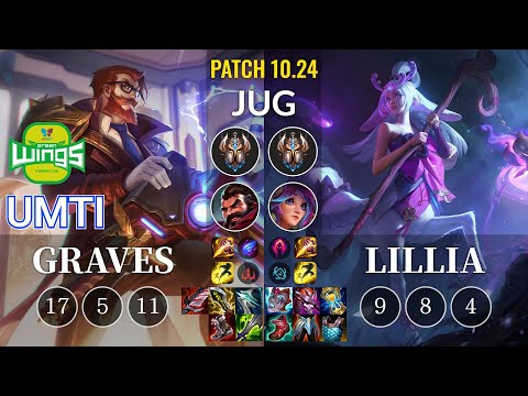 JAG UmTi Graves vs Lillia Jungle - KR Patch 10.24