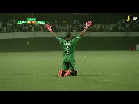 Ligue 1/J17 ASEC Mimosas - SOA (Résumé)