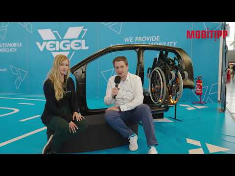 Rehacare 2022 Highlight #14: elive und eSlider von Veigel Automotive