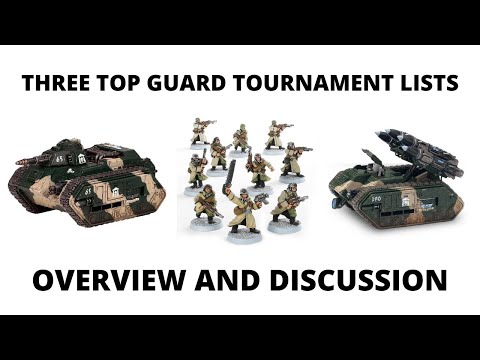 Top Tournament Army Lists for Astra Militarum / Imperial Guard - Three Strong Lists