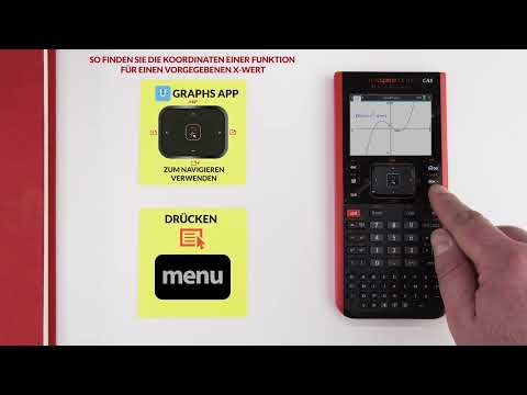 TI-Nspire™ CX II-T CAS: Koordinaten einer Funktion finden