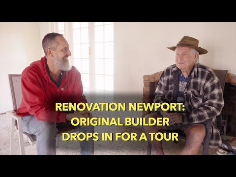 41 Years Later the Original Builder Drops In For a Tour - Renovation Newport