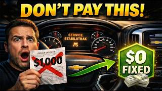 Chevy Silverado Service Stabilitrak? Try This $0 Fix Before Calling a Mechanic!