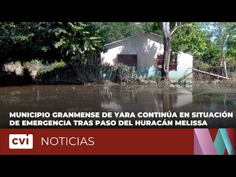 Municipio granmense de Yara continúa en situación de emergencia tras paso del huracán Melissa