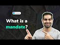 What Is A Mandate English