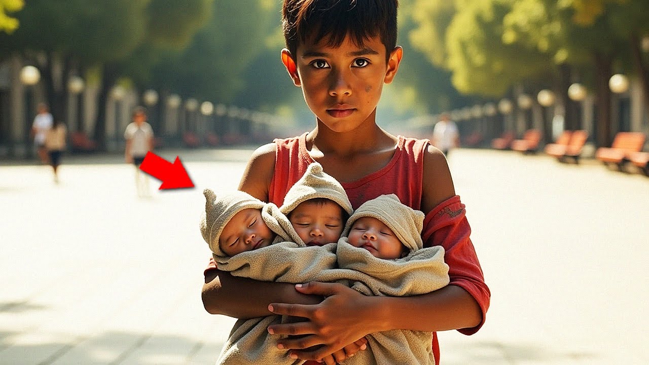 MILIONÁRIO VÊ UM MENINO DE RUA CUIDANDO DE TRÊS BEBÊS… O QUE ELE DESCOBRE O FAZ CHORAR