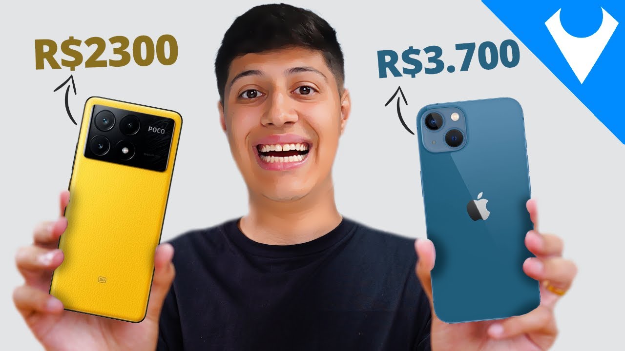 POCO X6 PRO vs iPhone 13 - é MELHOR e BARATO? Qual COMPRAR? Comparativo