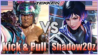 Tekken 8  ▰  Kick & Pull (FENG) Vs Shadow 20z (Reina) ▰ Player Matches!