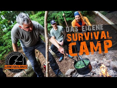 Das eigene SURVIVAL CAMP bauen | eigenes Bushcraft Camp, Lagerbau, Trockentoilette, legales Lager