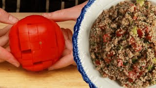 How to Dice a Tomato and Make Tabbouleh