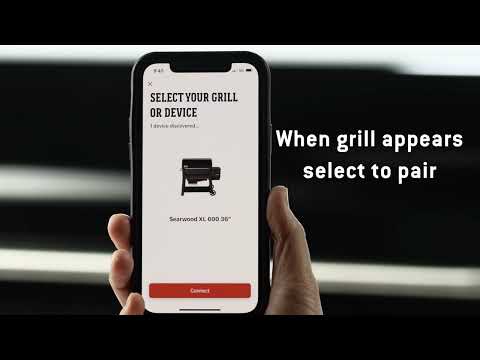 How To Pair App | Weber Searwood 600 Pellet Grill Video