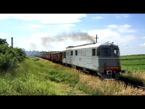 Chasing the freight train on Falticeni - Dolhasca line [June, 2017]