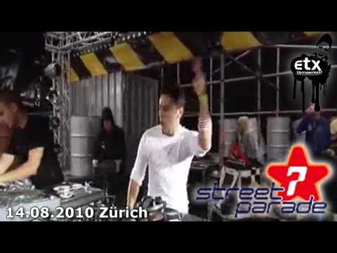 Max B. Grant (CH) LIVE Hardstyle Music 2010 @ Zurich STREET PARADE 7 & ENERGY 10 THE FINAL & OXA ETX