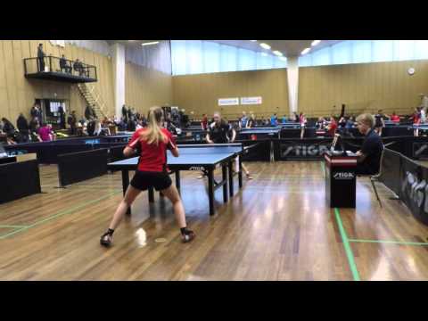 160402 TOP12, Kamilla Petersen - Thea Amalie Nielsen