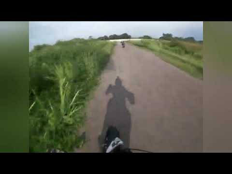 caída en moto ax100 preparada 🔥🏍️