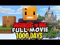 I Survived 1000 Days On ONE BLOCK In Minecraft Hardcore FULL MOVIE