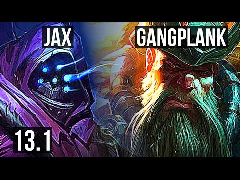 JAX vs GP (TOP) | 13/1/2, 8 solo kills, Legendary, 1.0M mastery, 300+ games | KR Diamond | 13.1