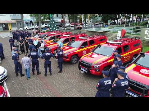 Ijuí recebe novas viaturas para os Bombeiros