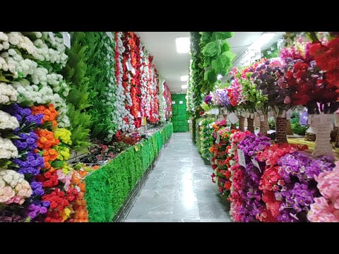 Flores artificiales para ADORNAR CASAS: Jardines de plástico, Noche Buenas, Cempasúchil Económico