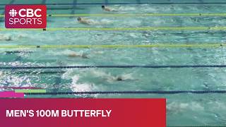 MEET RECORD in men's 100m butterfly heats | 2026 Speedo Canadian Open | #CBCSports