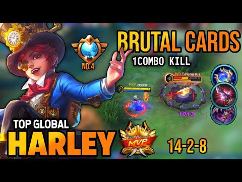 HARLEY BEST BUILD 2022 | TOP GLOBAL HARLEY GAMEPLAY | MOBILE LEGENDS✓