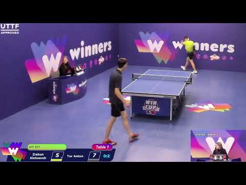 WINners CUP table 1 25.01 Ziakun Aleksandr - Tur Anton 15:00