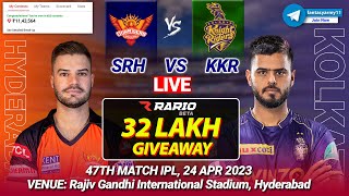 SRH vs KKR Live Prediction | SRH vs KKR Live Team | SRH vs KKR Live