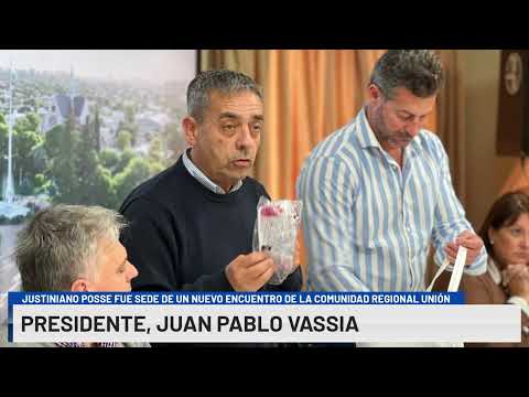 Justiniano Posse fue sede de un nuevo encuentro de la Comunidad Regional Unión