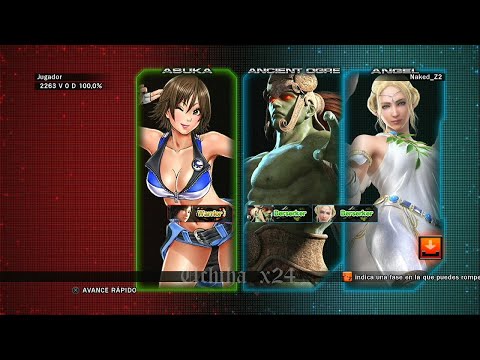 111_6 Asuka Kazama vs ANCIENT OGRE y ANGEL - Tekken Tag 2 ( Anakin-x24 ) PS3