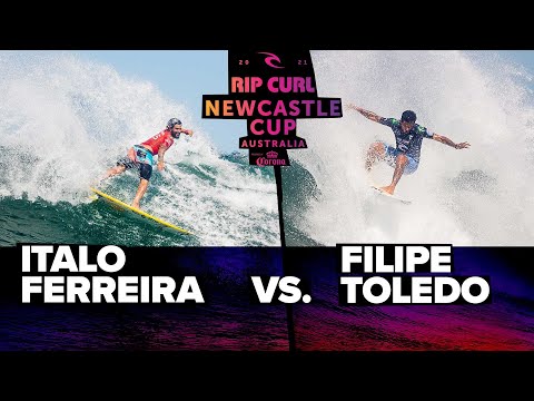 Italo Ferreira vs Filipe Toledo | Heat Replay Semifinal Rip Curl Newcastle Cup Heat Replay