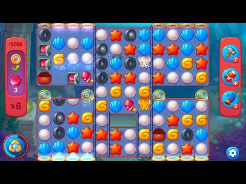 Fishdom Hard Level 9268 (with Double Lightning Booster) @choraelmin