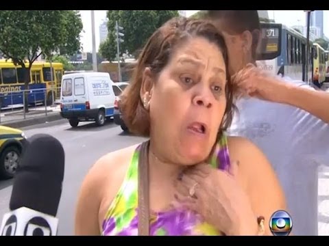 Brazil Woman Robbed During TV Interview