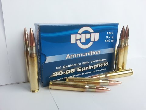 PPU Prvi Partizan 9,7g .30-06 Springfield FMJ Rifle Cartridges