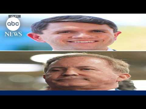 Ken Paxton and James Talarico in tight Texas Senate race
