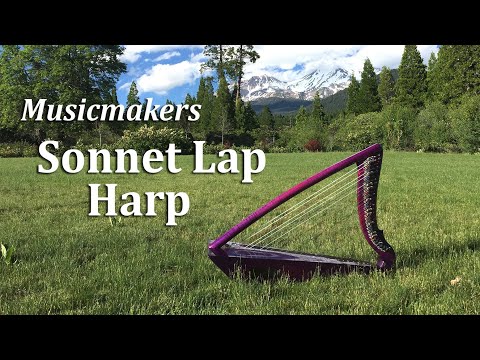 An In-depth Review of My Beautiful Purple Harp! (Musicmakers Sonnet Lap Harp)