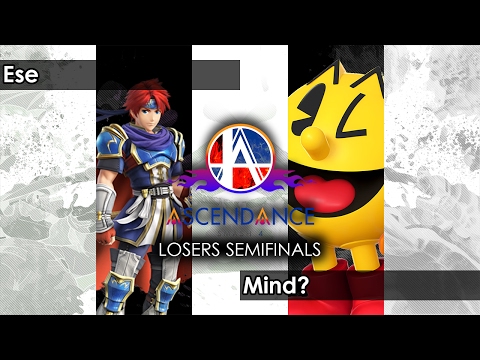 Smash 4: Ese (Roy) V Mind? (Pac-Man) - Ascendance 18 Tournament SSB4