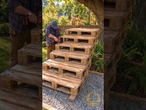 He Built Staircase to Rescue a Dog Trapped in a Treehouse! 🐶🪵 #DogRescue #DIY