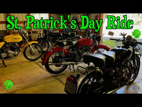 Vincent Motorcycle St Patricks Day ride