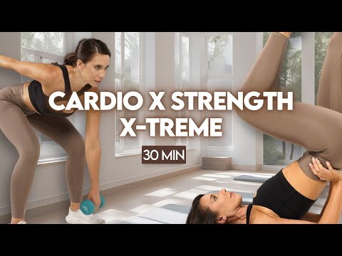 Day 13 | FREE Abs & Fat Burn Challenge|Cardio x Strength X-treme | Intense 30-Min Full Body Session