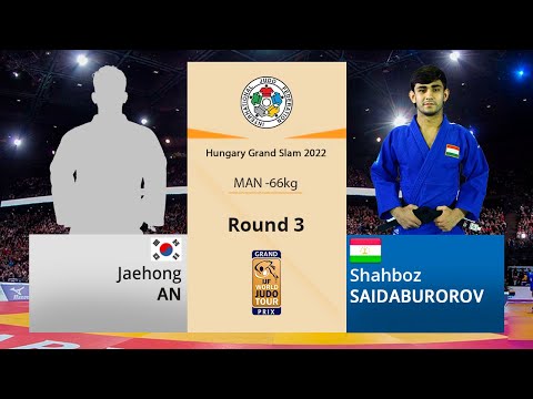 Ҷе-Ҳон АН – Шаҳбоз САИДАБУРОРОВ, -66KG, Round 2, Zagreb Grand Prix 2022