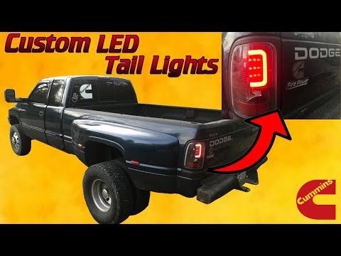 Custom LED Tail Light Install - 2001 Dodge Cummins