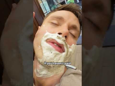 Turkish Barber has the best shaving skills 🇹🇷