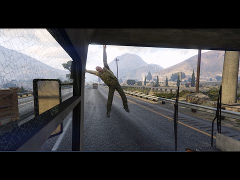 GTA 5 Brutal Close Up Bus Crashes - Impact Compilation (Heavy Bus Mod)